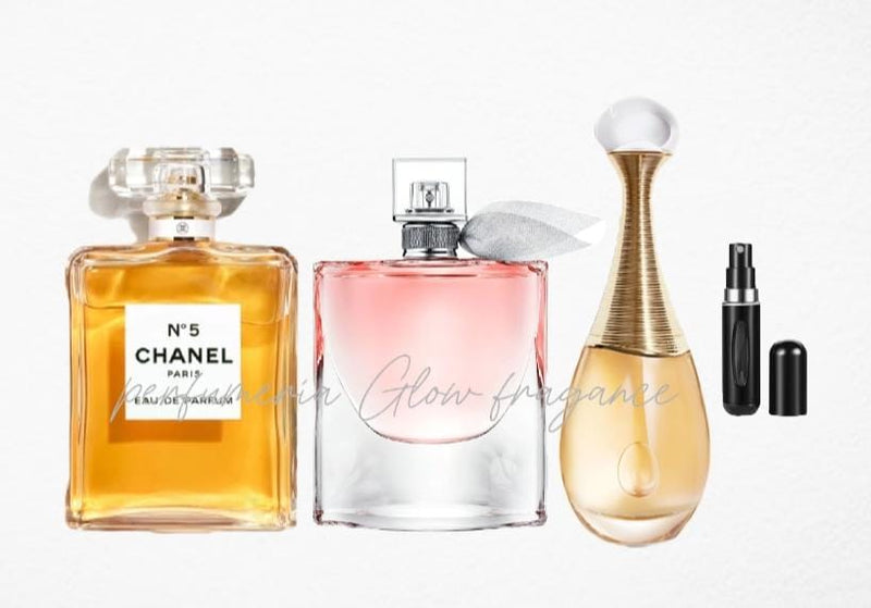 💥 ¡OFERTA IMPERDIBLE: 3 PERFUMES INTERNACIONALES POR PRECIO DE 1! 💥 ¡Llévate JADORE, CHANEL 5 Y LA VIE EST BELLE CON HASTA 70% DE DESCUENTO!