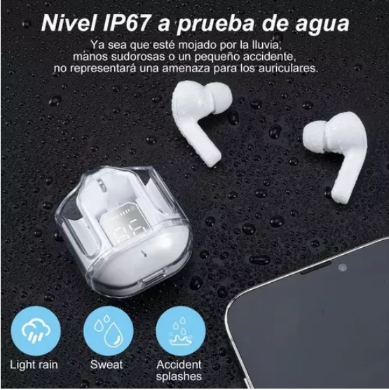 Audífonos Bluetooth Auriculares Blanco