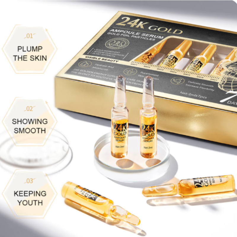 Ampolletas De colageno Serum 24k Gold