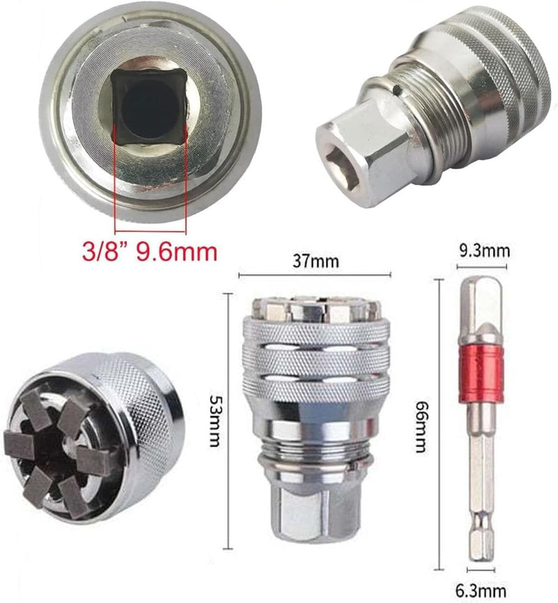 Copa de mantenimiento universal Alemana🔥🔧Set incluye copa expandible, mango y extensión